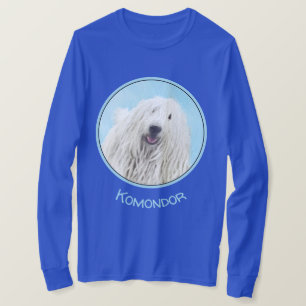 Komondor-Malerei - Niedliche Original Hundekunst T-Shirt
