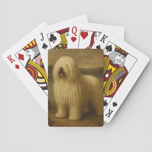 Komondor Spielkarten (Rückseite)