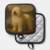 Komondor Topflappen (Vorderseite/Rückseite)