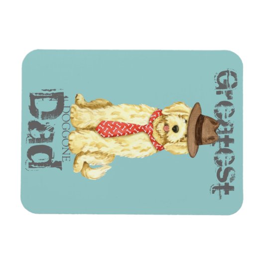 Komondor Vater Magnet (Horizontal)