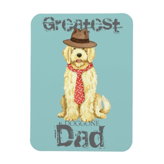 Komondor Vater Magnet (Vertikal)