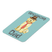 Komondor Vater Magnet (Linke Seite)