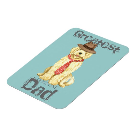 Komondor Vater Magnet (Linke Seite)