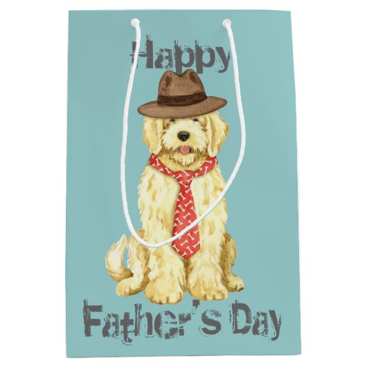 Komondor Vater Mittlere Geschenktüte (Vorderseite)