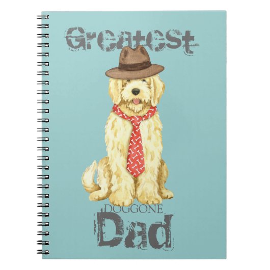 Komondor Vater Notizblock (Vorderseite)