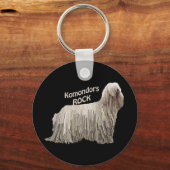 Komondors Rock Schlüsselanhänger (Vorderseite)