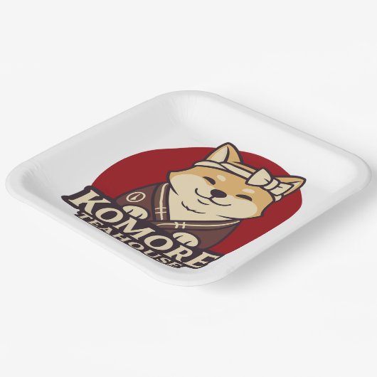 KOMORE TEAHOUSE Genshin Impact Inazuma Pappteller (Gewinkelt)