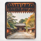 Komorebi - Der sonnendurchflutete Tempel Mousepad (Vorne)