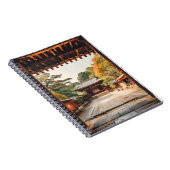 Komorebi - Der sonnendurchflutete Tempel Notizblock (Rechte Seite)