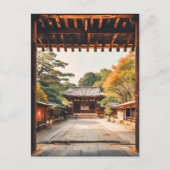 Komorebi - Der sonnendurchflutete Tempel Postkarte (Vorderseite)