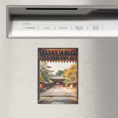 Komorebi - The Sun-Drenched Temple Magnet (In Situ (Geschirrspüler))