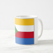 Komoren - Flagge - Kaffeetasse (VorderseiteRechts)