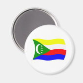 Komoren Flagge Magnet (Vorderseite/Rückseite)