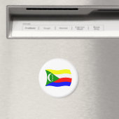 Komoren Flagge Magnet (In Situ (Geschirrspüler))