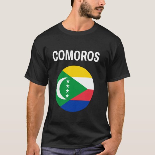 Komoren-Flagge Modern T-Shirt (Vorderseite)
