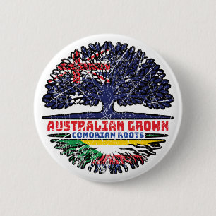 Komoren Komoren Australisch Australische Baumwurze Button
