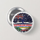 Komoren Komoren Australisch Australische Baumwurze Button (Vorne & Hinten)