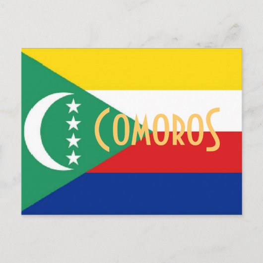 Komoren: Postkarte der Komoren (Vorderseite)