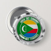 Komoren-RundEmblem Button (Vorne & Hinten)