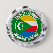 Komoren-RundEmblem Button (Vorderseite)