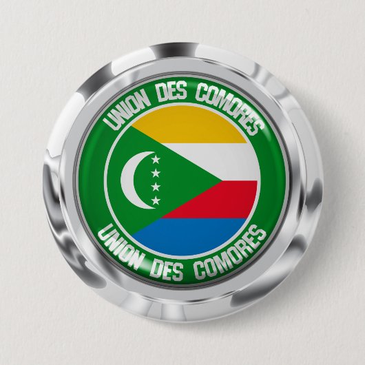 Komoren-RundEmblem Button (Vorderseite)