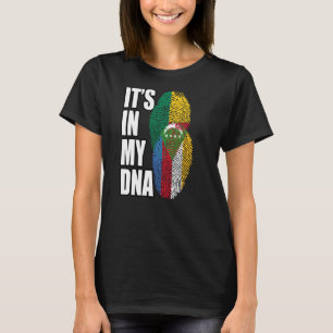 Komoren- und Beninese-DNA-Fahne T-Shirt