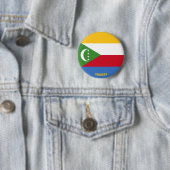 Komoros Flag Charming Patriotic Button (Beispiel)