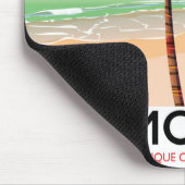 Komoros Insel Urlaub Poster. Mousepad (Ecke)