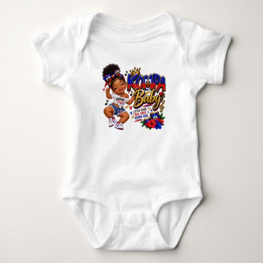 KOMPA Baby Tanzfeier Strampler (Vorderseite)