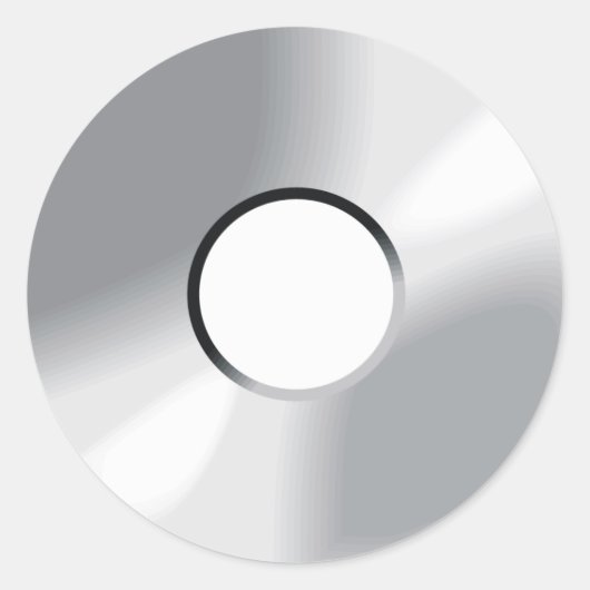 Kompakt-CD CD Runder Aufkleber (Vorderseite)