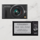 Kompakte Digitalkamera-Fotograf-Visitenkarte Visitenkarte (Vorne/Hinten)