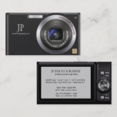 Kompakte Digitalkamera-Fotograf-Visitenkarte Visitenkarte (Vorne/Hinten)