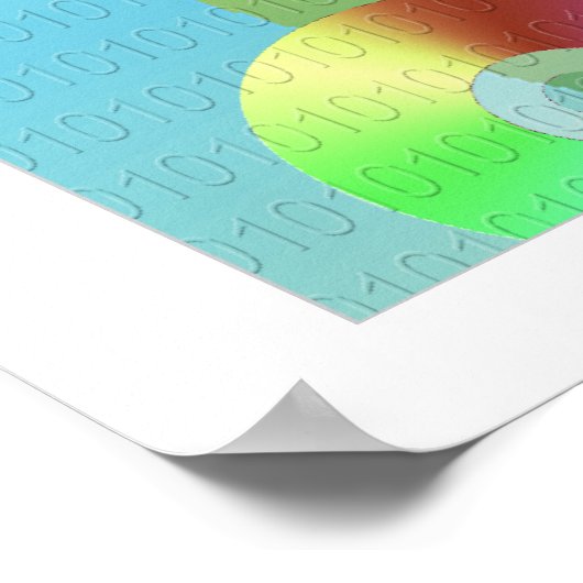 Kompakte Festplatten Poster (Ecke)