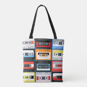 Kompakte Kassetten. Set. Vintage Bildfläche  Tasche (Rückseite)