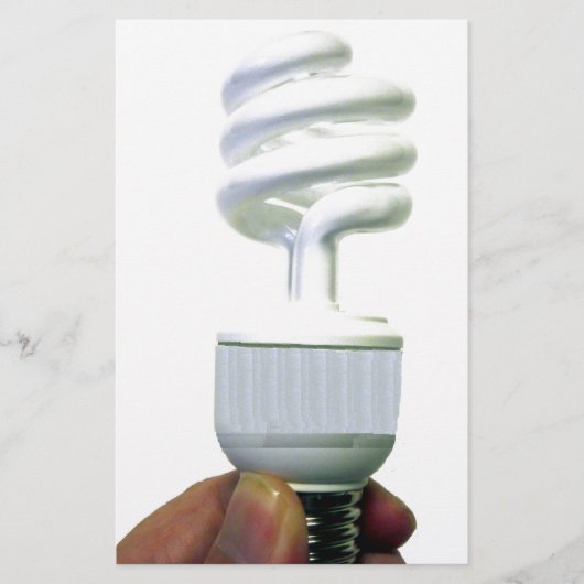 Kompakte Leuchtstofflampe Briefpapier (Vorderseite)