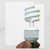 Kompakte Leuchtstofflampe Briefpapier (Vorne/Hinten)