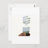 Kompakte Leuchtstofflampe Postkarte (Vorne/Hinten)