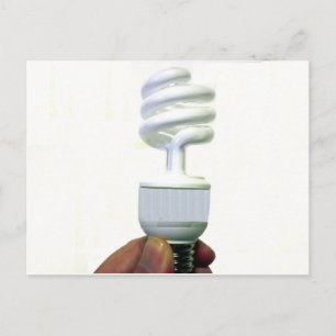 Kompakte Leuchtstofflampe Postkarte