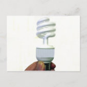 Kompakte Leuchtstofflampe Postkarte (Vorderseite)