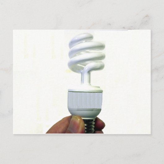 Kompakte Leuchtstofflampe Postkarte (Vorderseite)