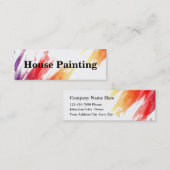 Kompakte Maler-Visitenkarten Mini Visitenkarte (Vorne/Hinten)