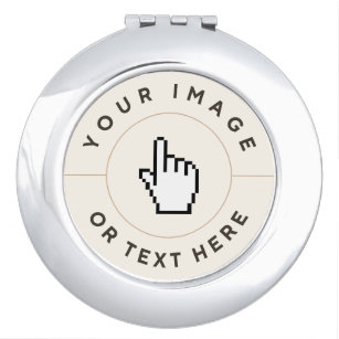 Kompakter Spiegel - Benutzerdefiniert (Bild/Text h Taschenspiegel