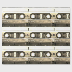Kompaktkassettenband Alt Retro Vintage Geschenkpapier