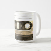 Kompaktkassettenband Alt Retro Vintage Kaffeetasse (VorderseiteRechts)