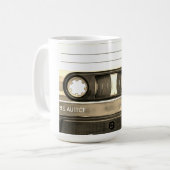Kompaktkassettenband Alt Retro Vintage Kaffeetasse (Vorderseite Links)