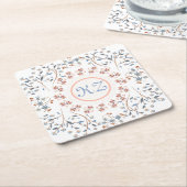 Kompaktspiegel Rechteckiger Pappuntersetzer (angewinkelt)