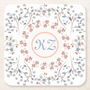 Kompaktspiegel Rechteckiger Pappuntersetzer