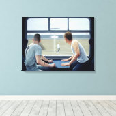 Kompartimente 2 1979 leinwanddruck (Insitu (Holzboden))