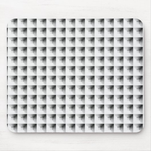 Kompartimentgestaltung in Grau Mousepad (Vorne)