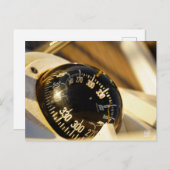 Kompas helpt navigeren en koer behouden.  postkarte (Vorne/Hinten)